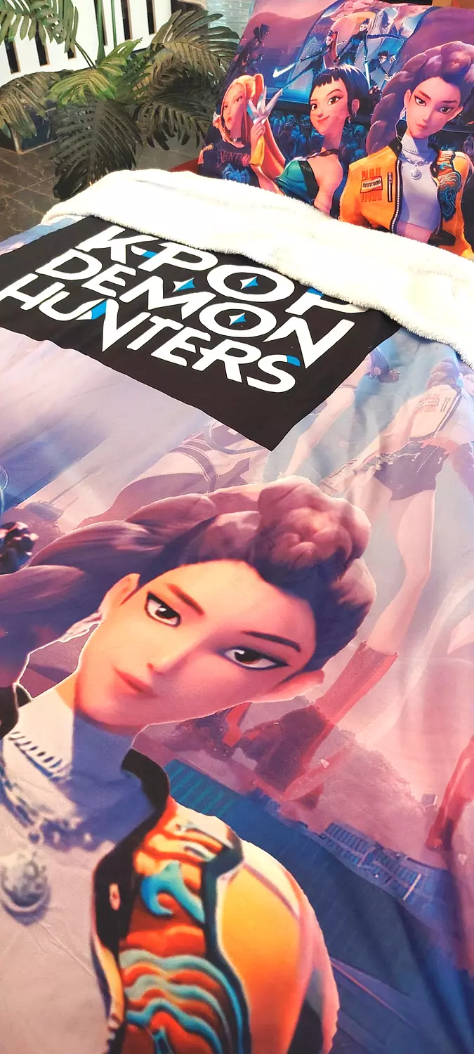 Kpop demon hunters Blanket  2