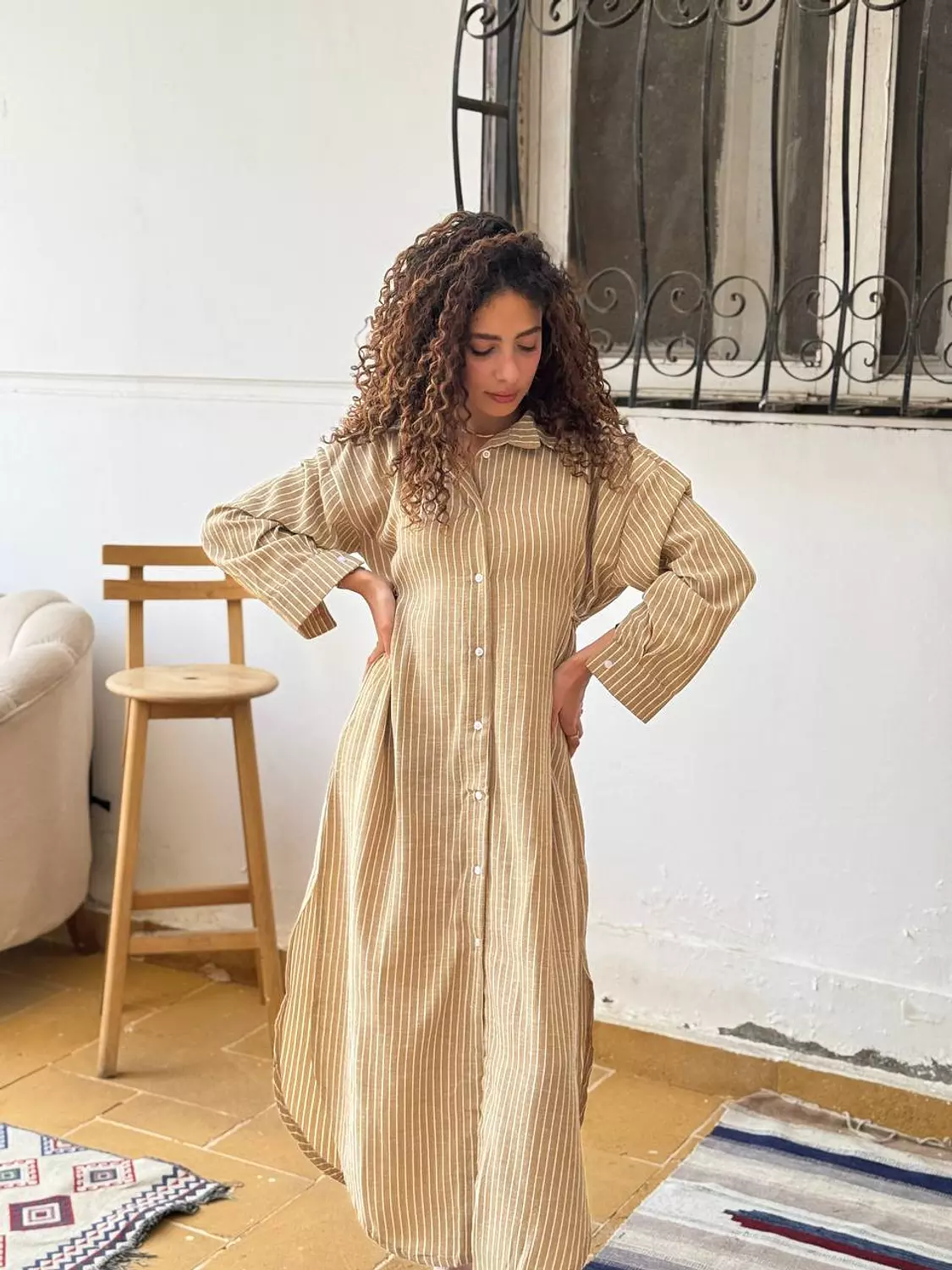 Long Striped Dress  2