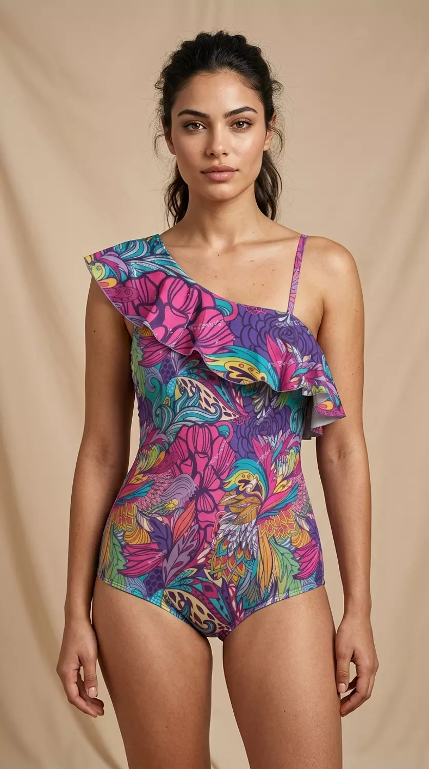 Diva Ruffled Neckline   image