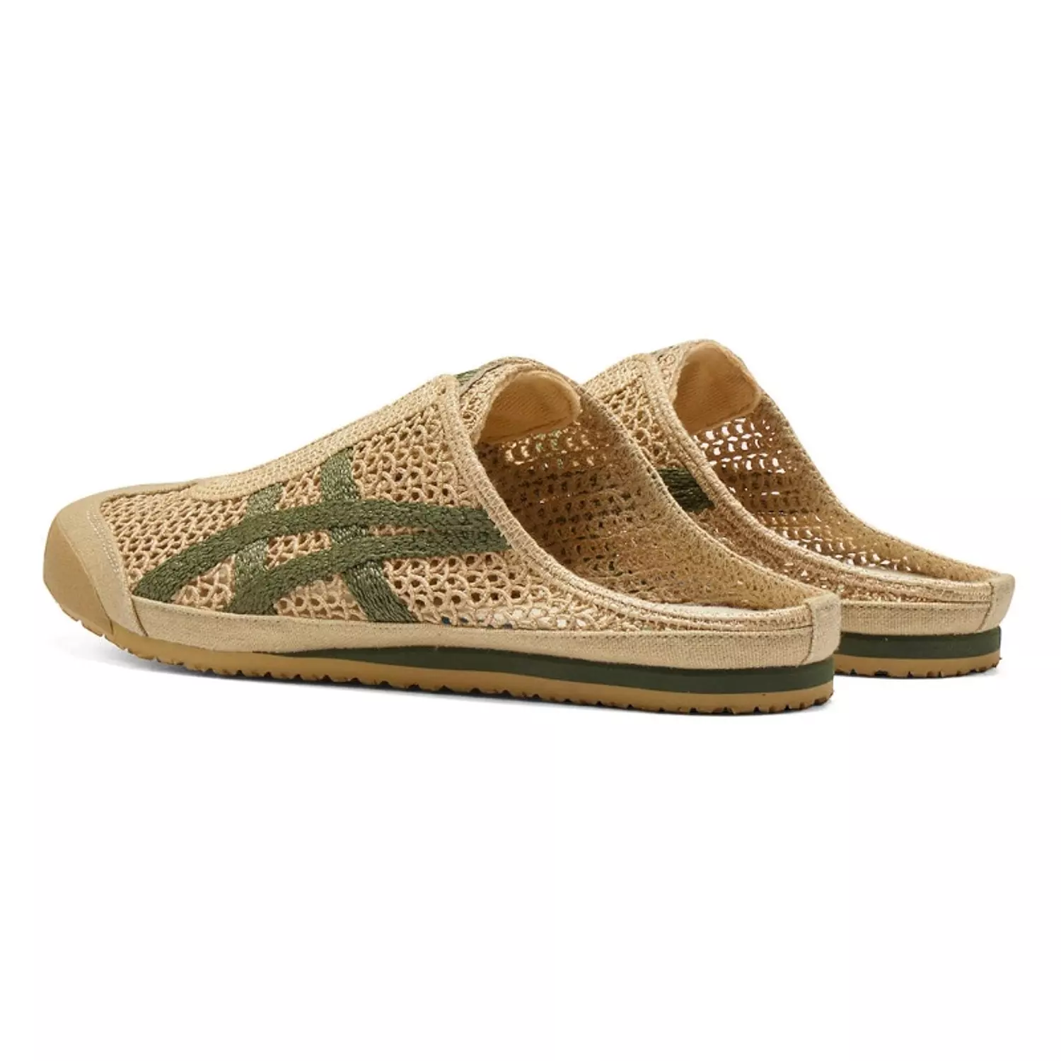 Onitsuka Tiger Mexico 66 Sabot Beige Green 2