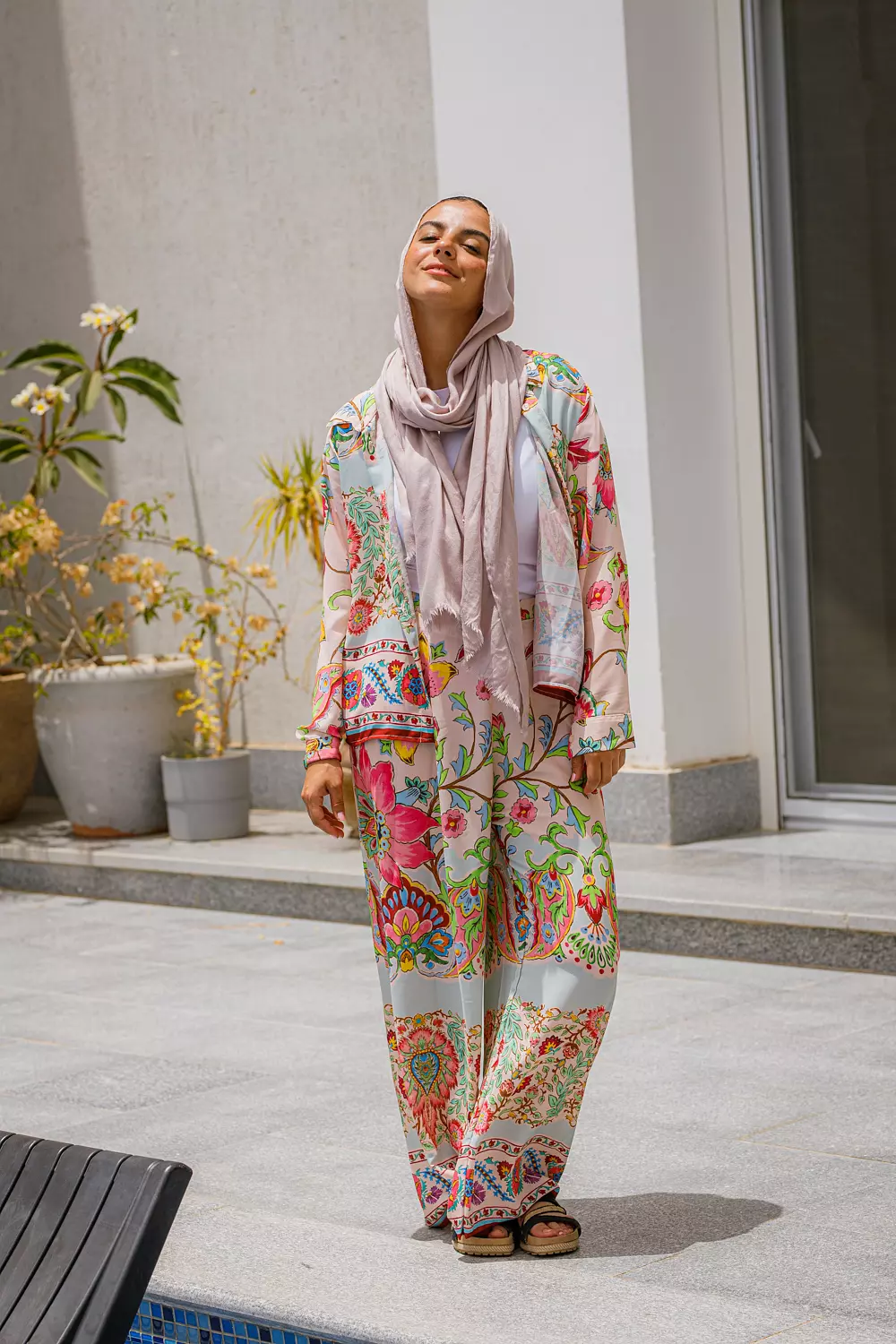 Fleurie chiffon set  image