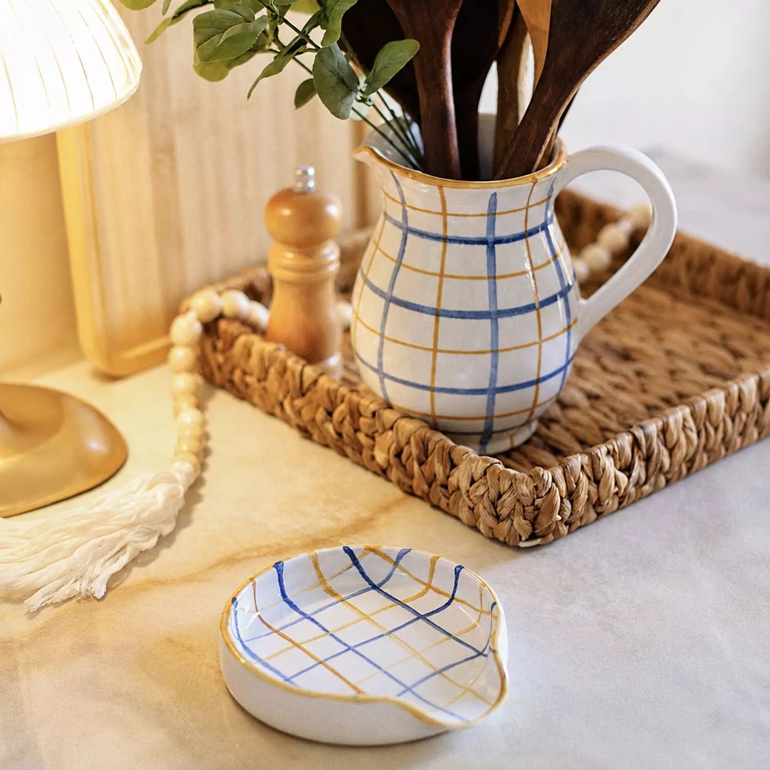 Farmhouse set (pitcher+spoon rest) image