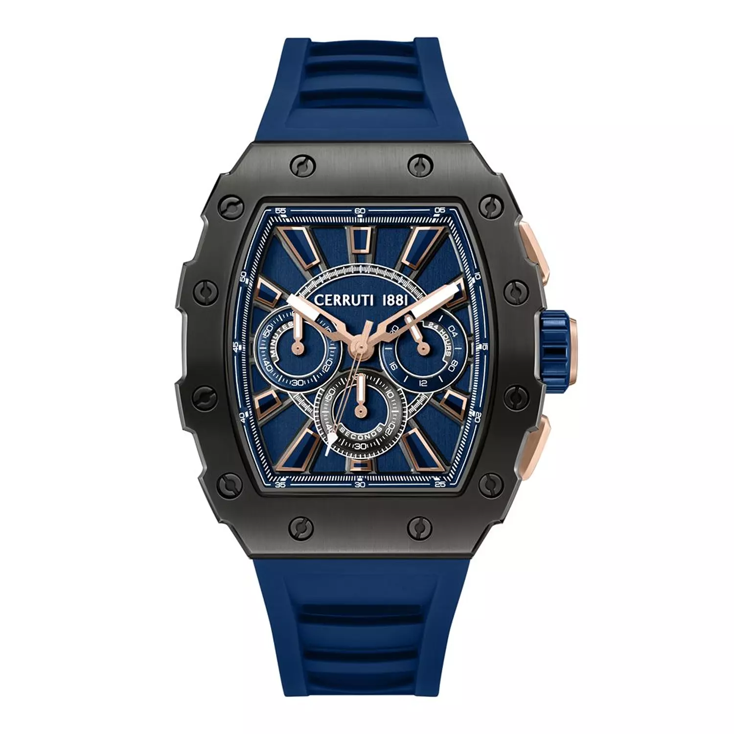 Cerruti 1881 Tonneau Blue Chronograph CIWGO0085402 image