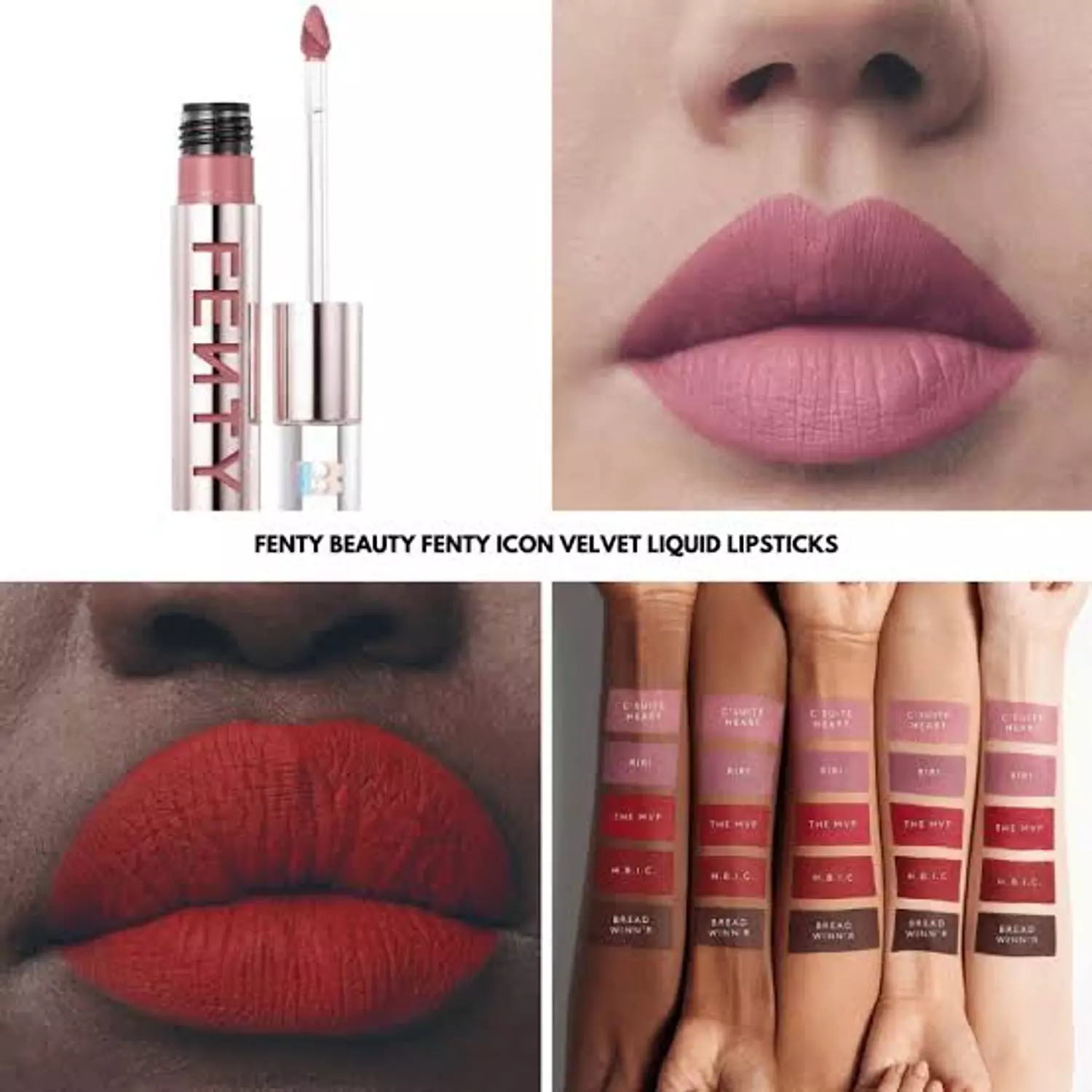 Fenty Beauty by Rihanna Fenty Icon Velvet Liquid Lipstick Riri | the ...