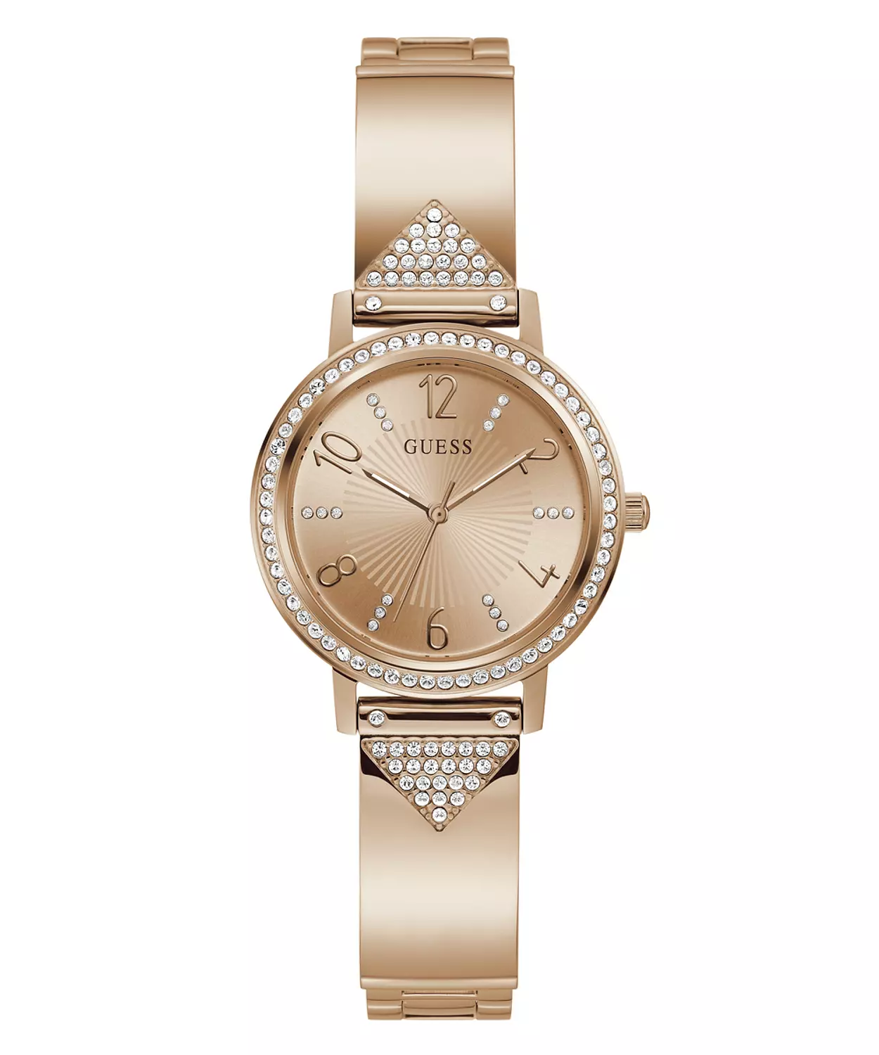GUESS GW0474L3 ANALOG WATCH  For Women Rose Gold Stainless Steel Polished Bracelet  0