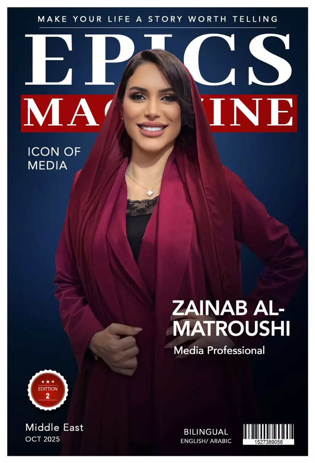 <p style="text-align: start">🎖️🌐Zainab Al_Matroushi,(Story)_Media Professional.</p>