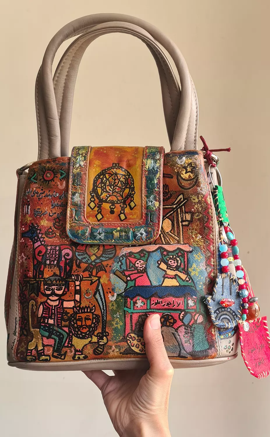 Egyptian folk art bag design 2 image
