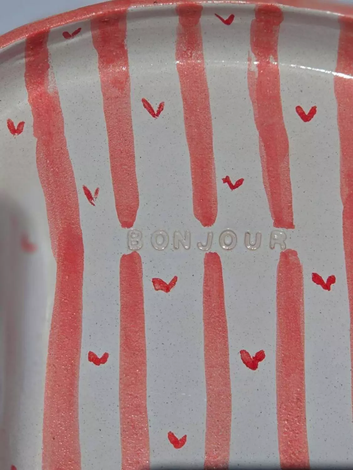 Pink Stripes Hearts toast 2