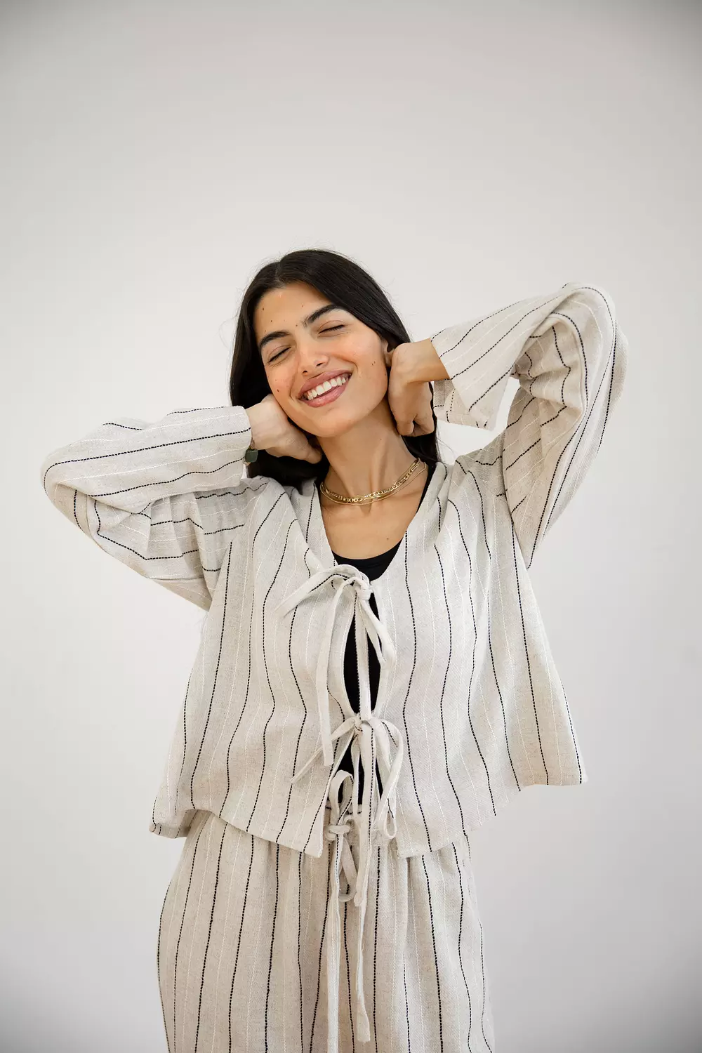 Striped Bows Shirt image