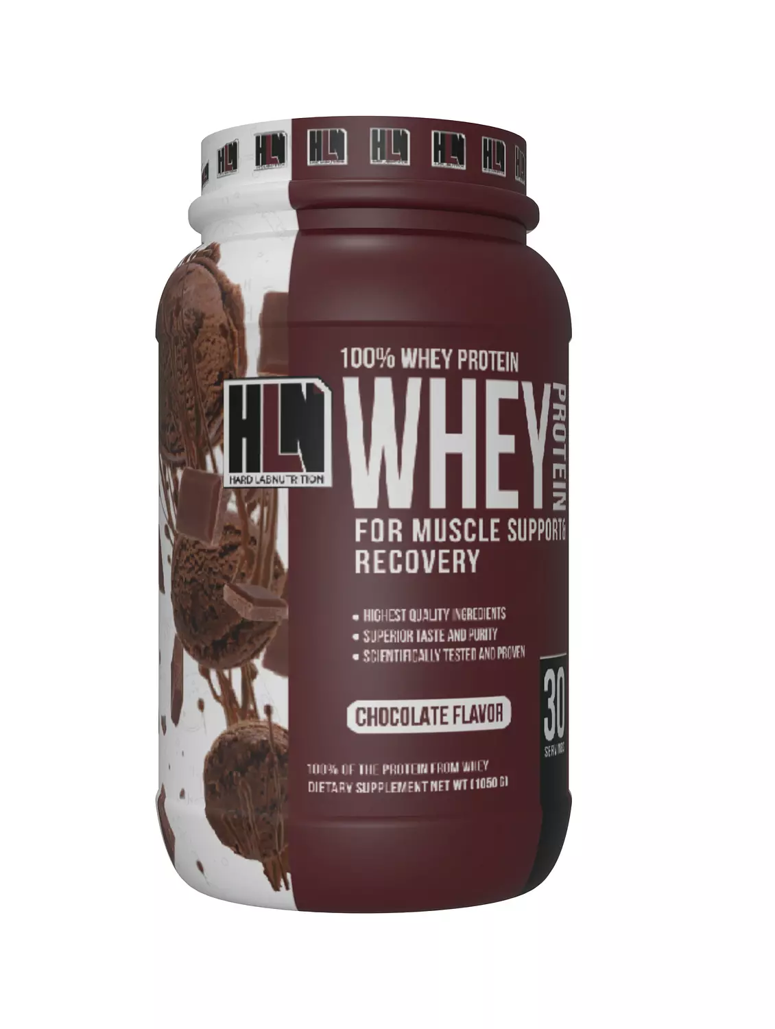 HLN Whey 1Kg Chocolate 1.450,00 EGP image