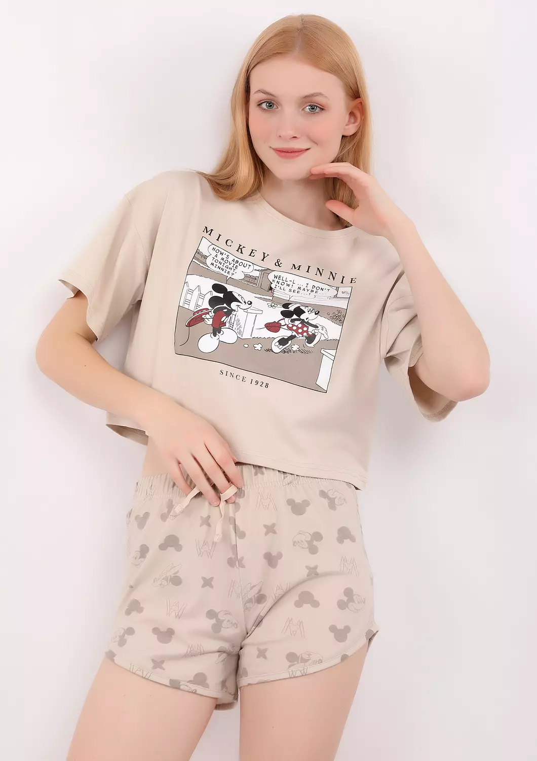 S221 Mickey MAGIC Short Pajama Set image