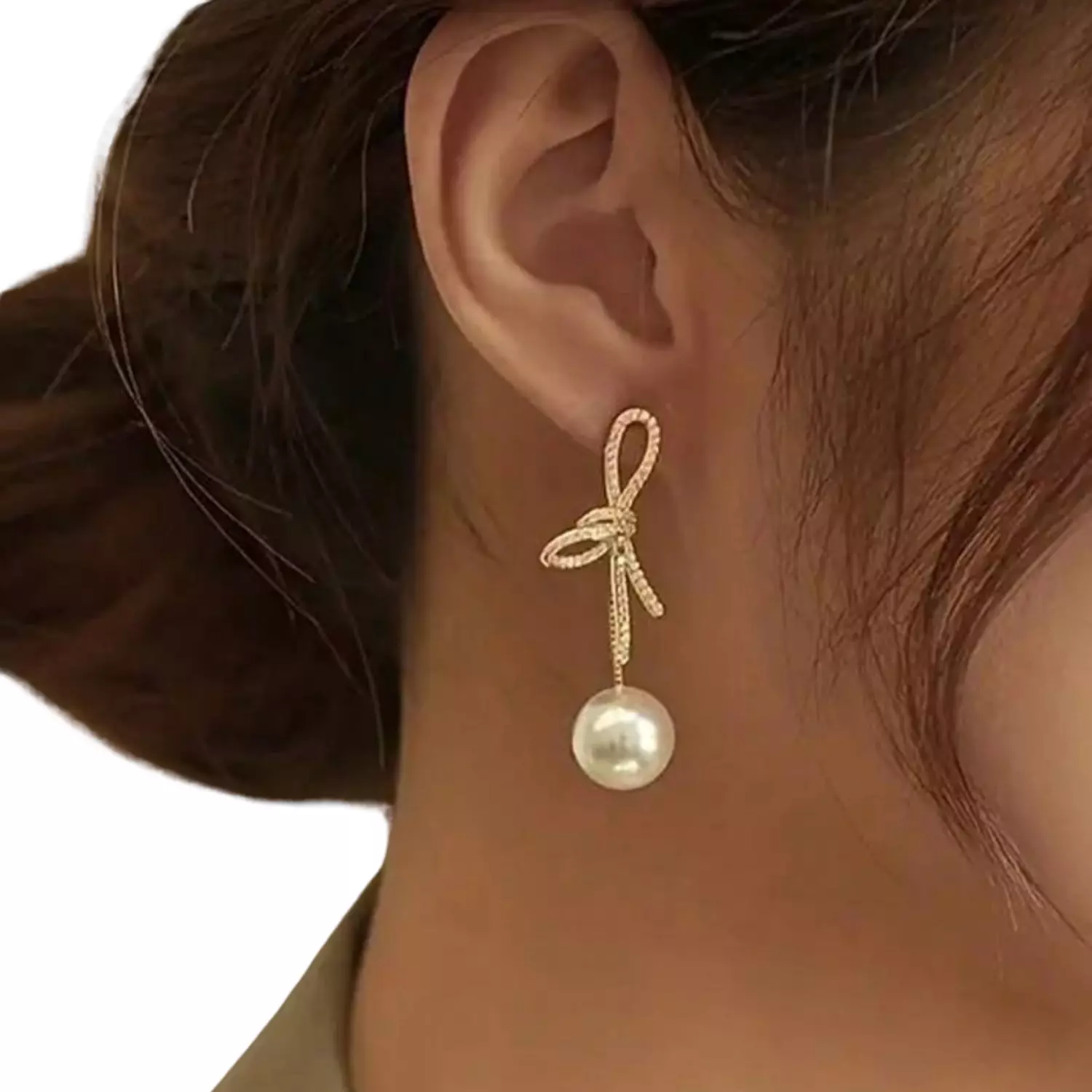 Retro Style Bow Earrings image