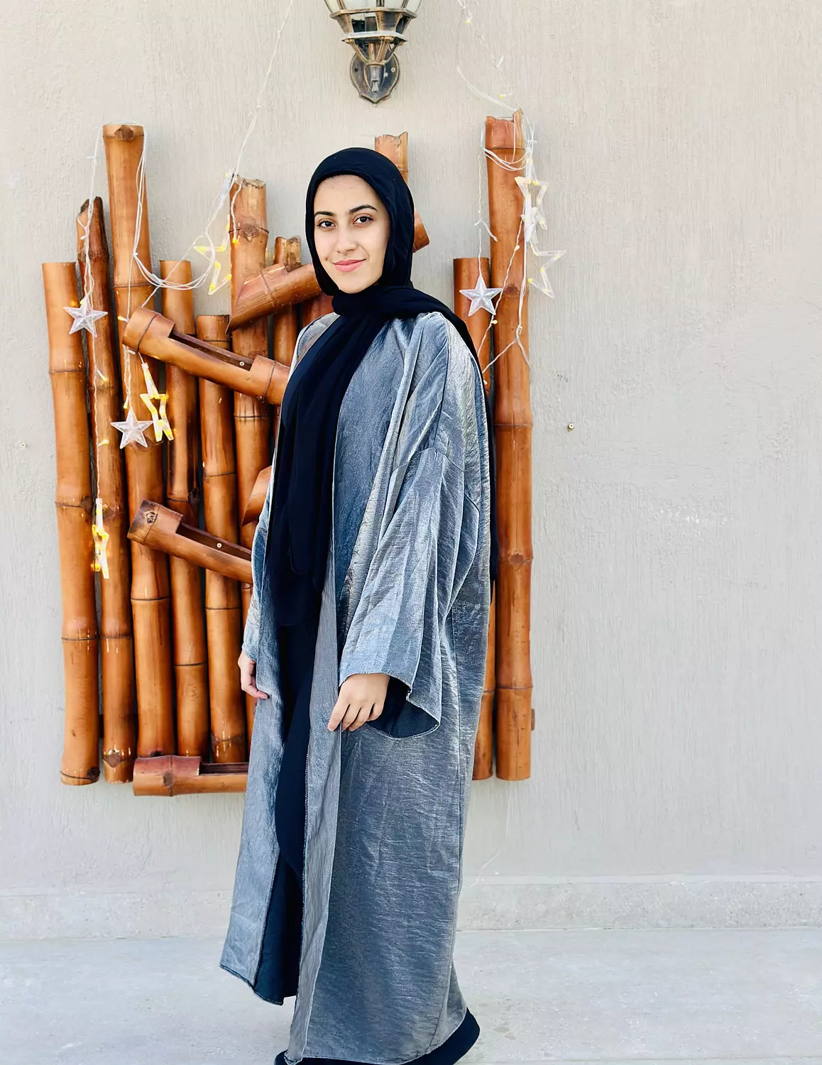 Shimmery Cardigan - Silver 1