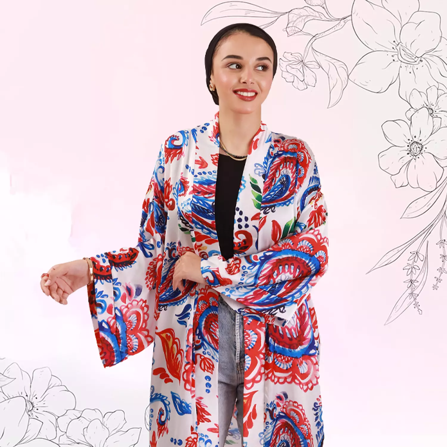 Flower of Babylon- Kimono image