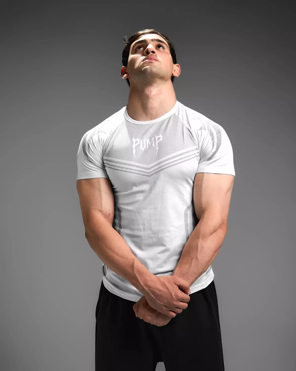 WARRIOR COMPRESSION TEES - white 4