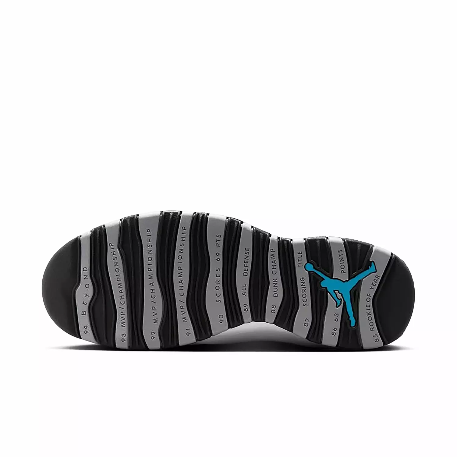 Jordan Air Jordan 10 Retro Trainers White Black Light Steel Grey Dark hover image