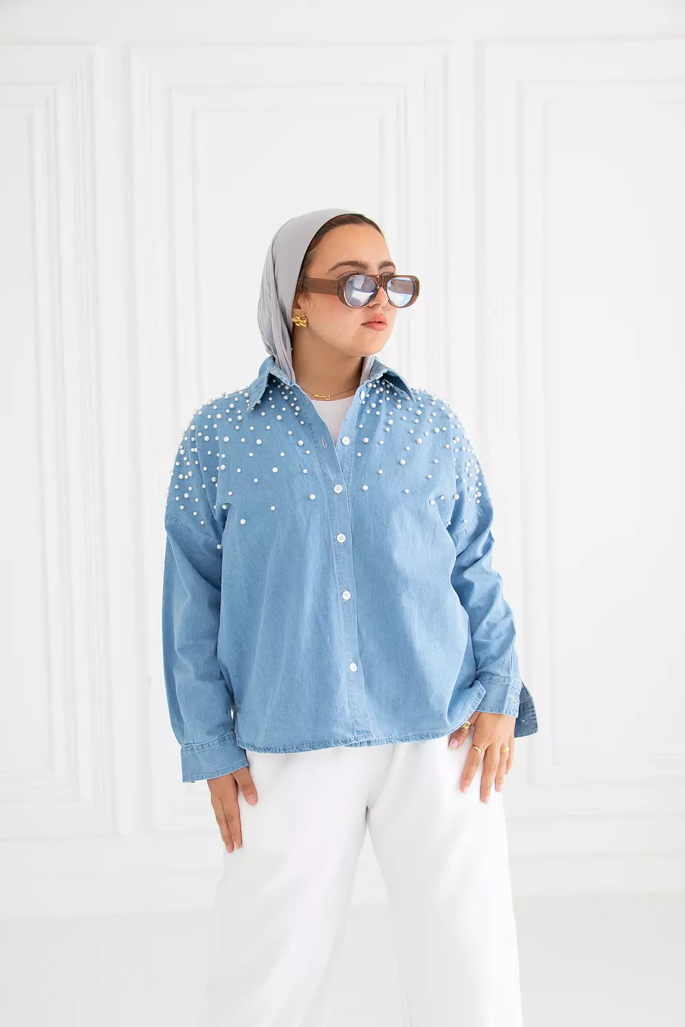 Pearl Denim Shirt 1