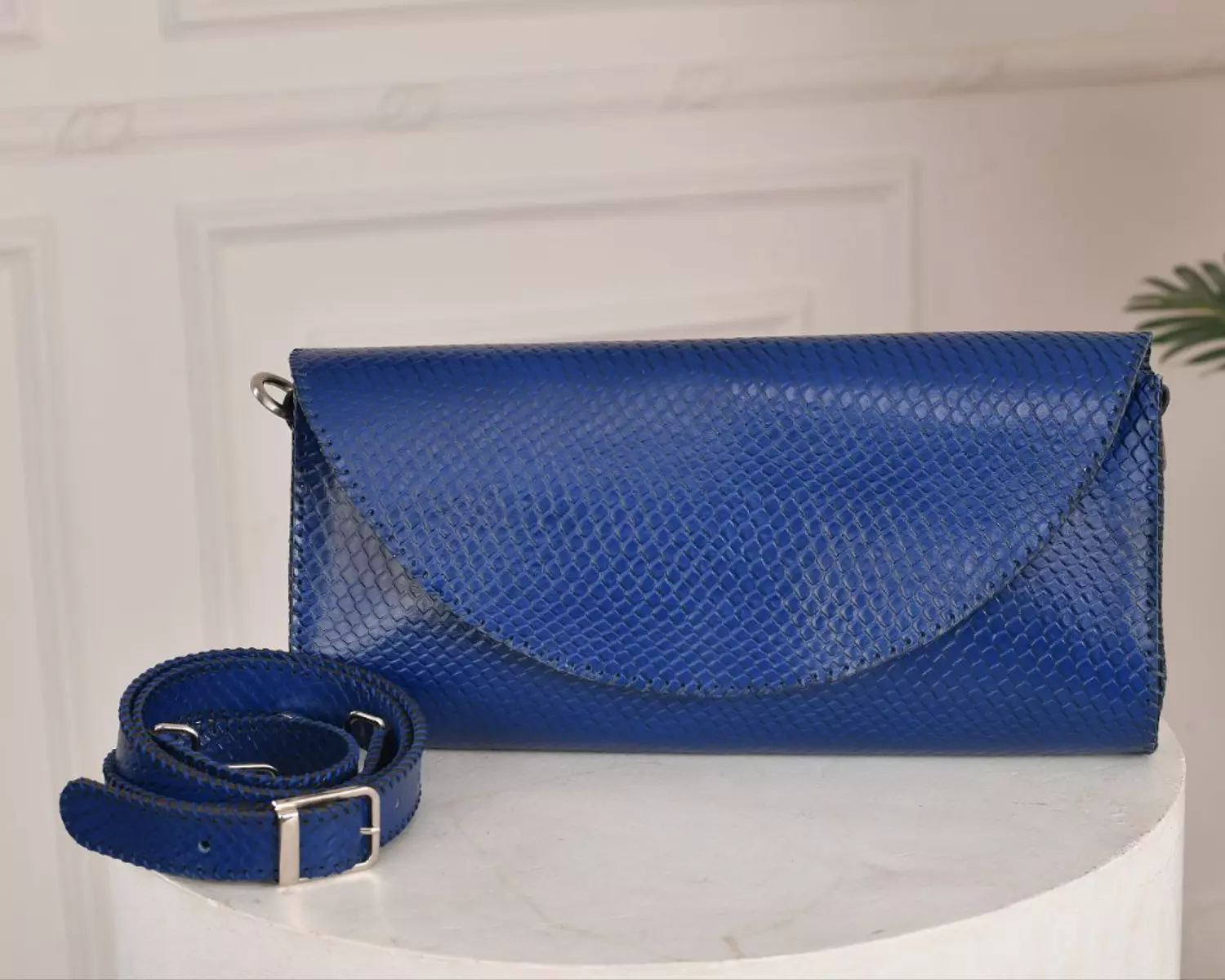 blue clutch hover image