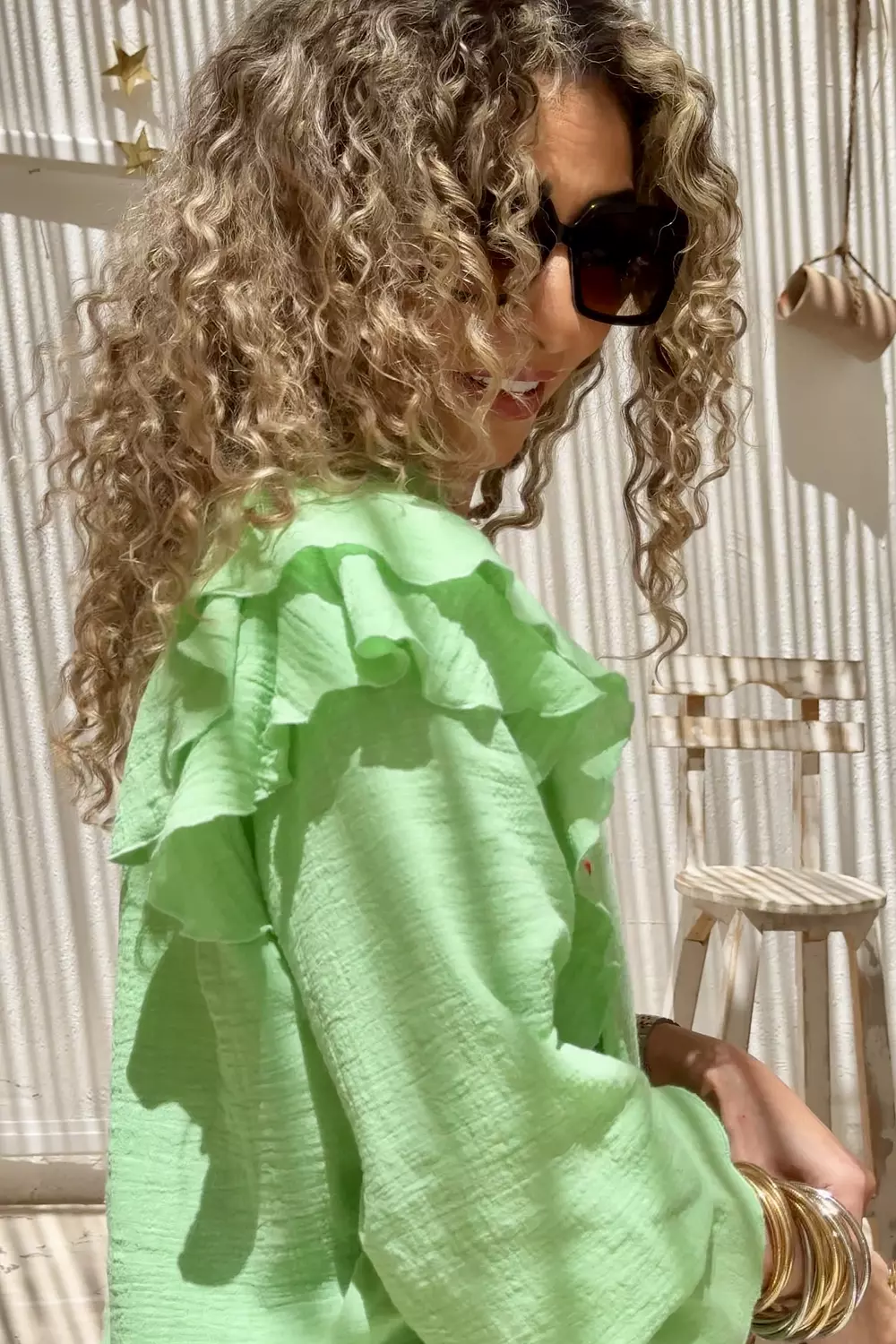 Voile Blouse ( 3153 - 1) 3