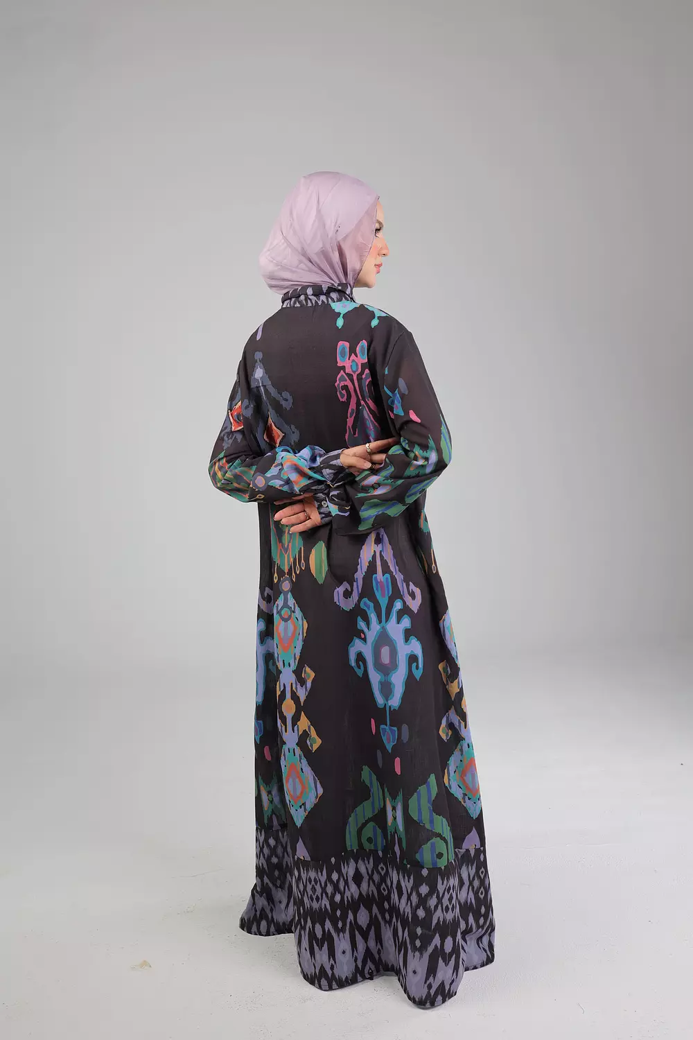 Damask Black dress 7