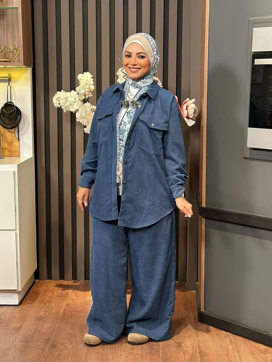 Hijab Corduroy Suit  2