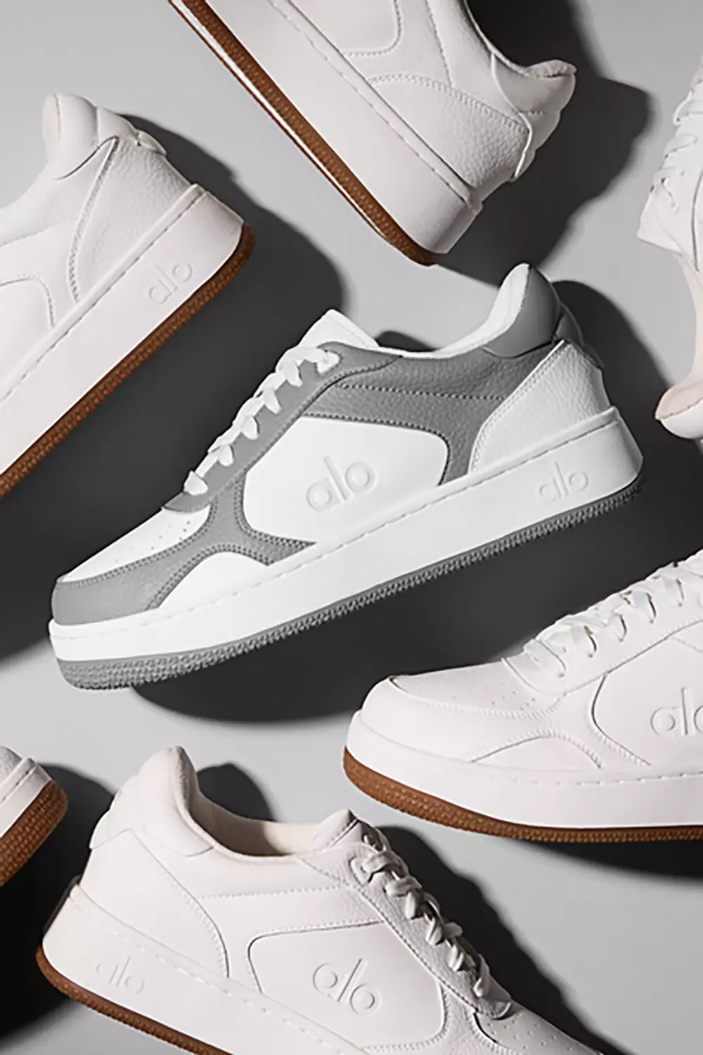 Alo Yoga shoes White/ Grey  2