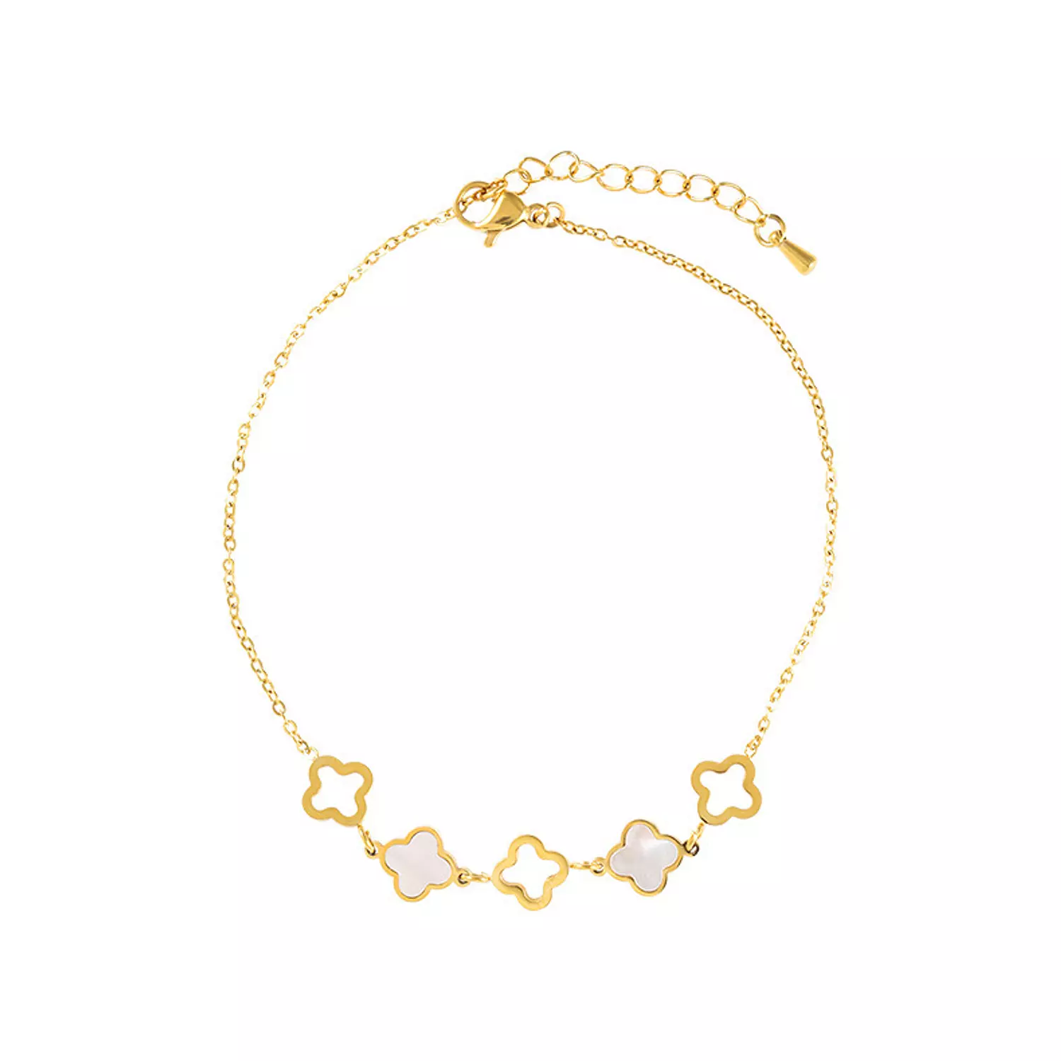 Four Leaf Clover Anklet 2