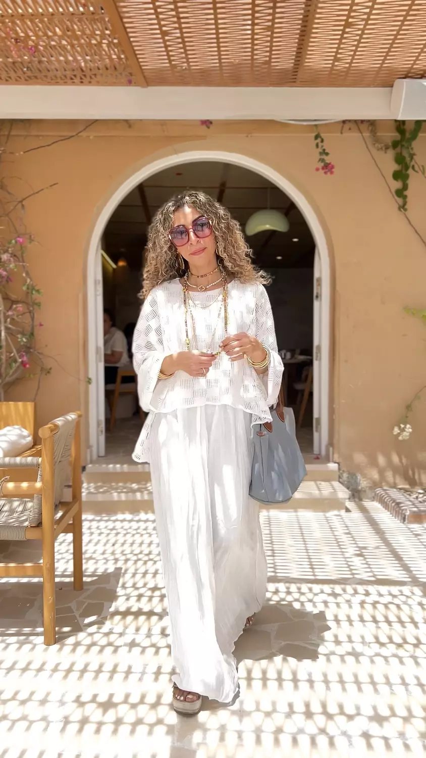 Tricot Voile Dress ( Over Size )  (3160 ) image
