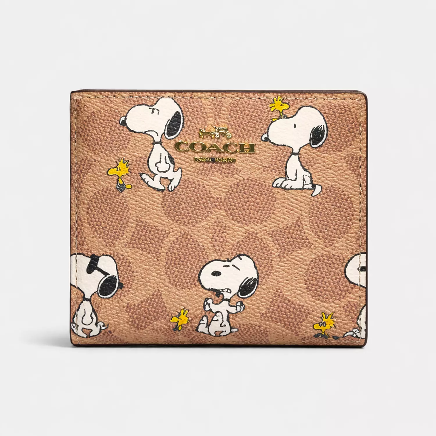 Coach snap wallet snoopy image