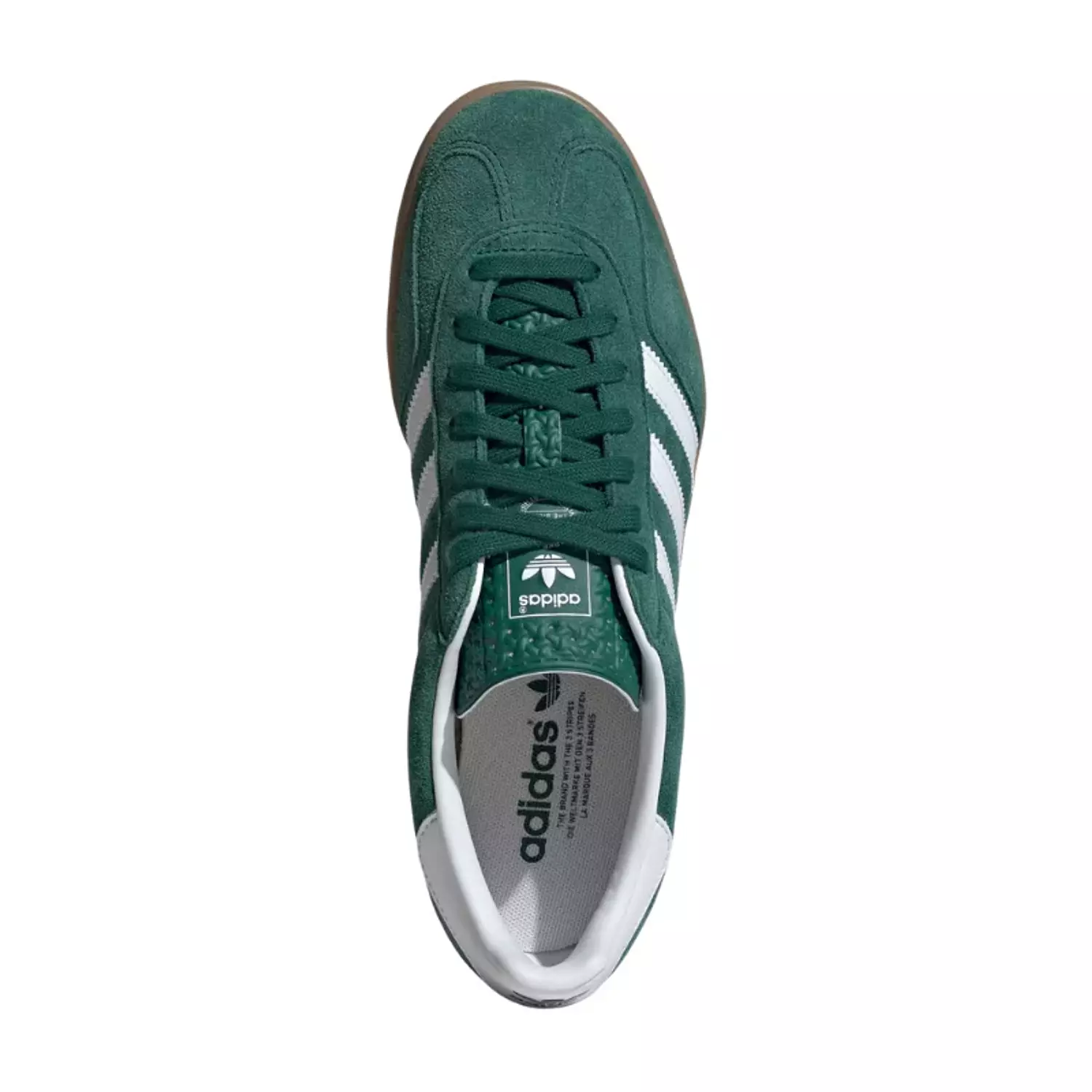 Adidas Gazelle Indoor - Collegiate Green Cloud White Gum  3