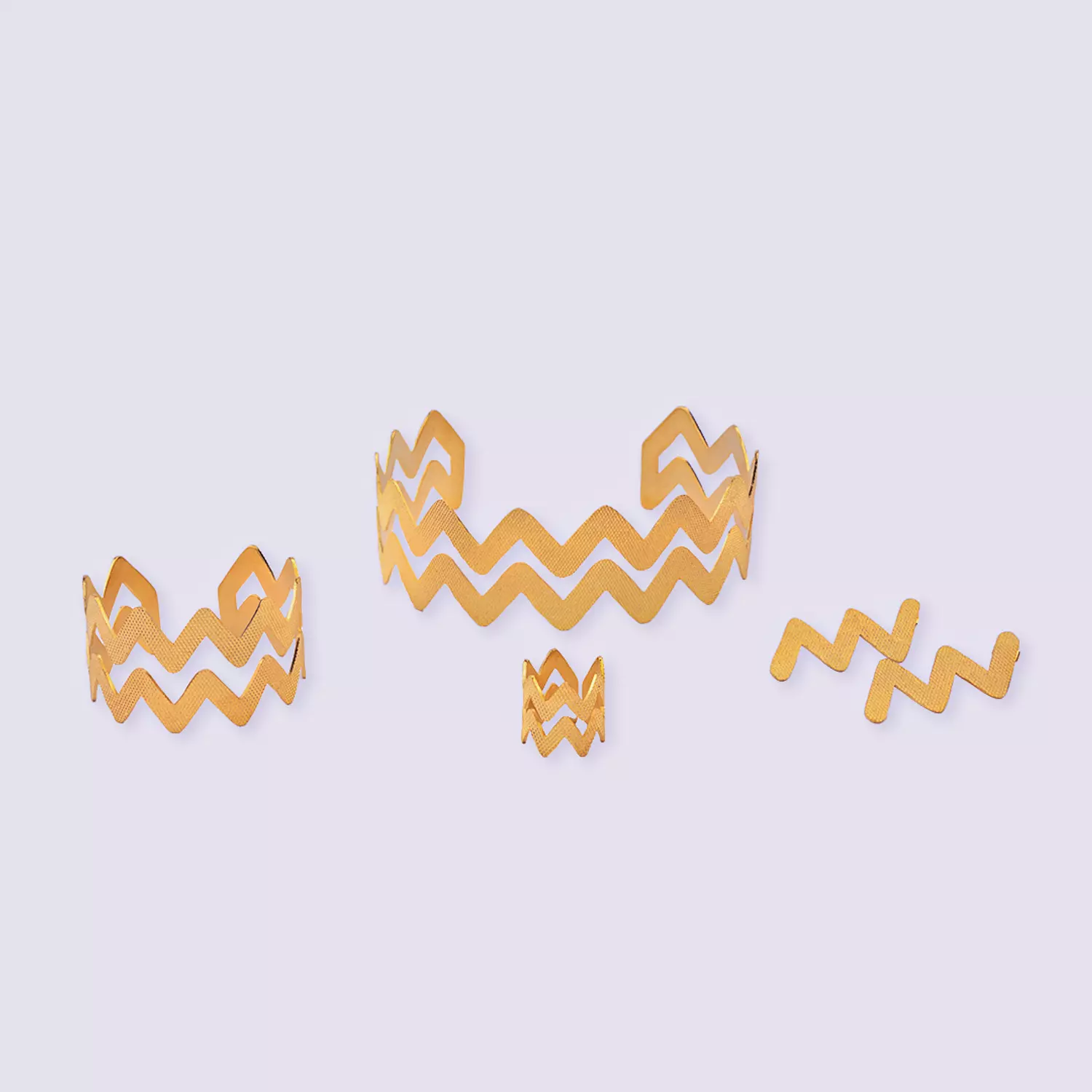Double Zigzag Necklace hover image