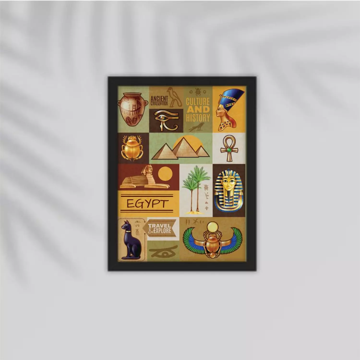 Iconic Ancient Egyptians Frame image