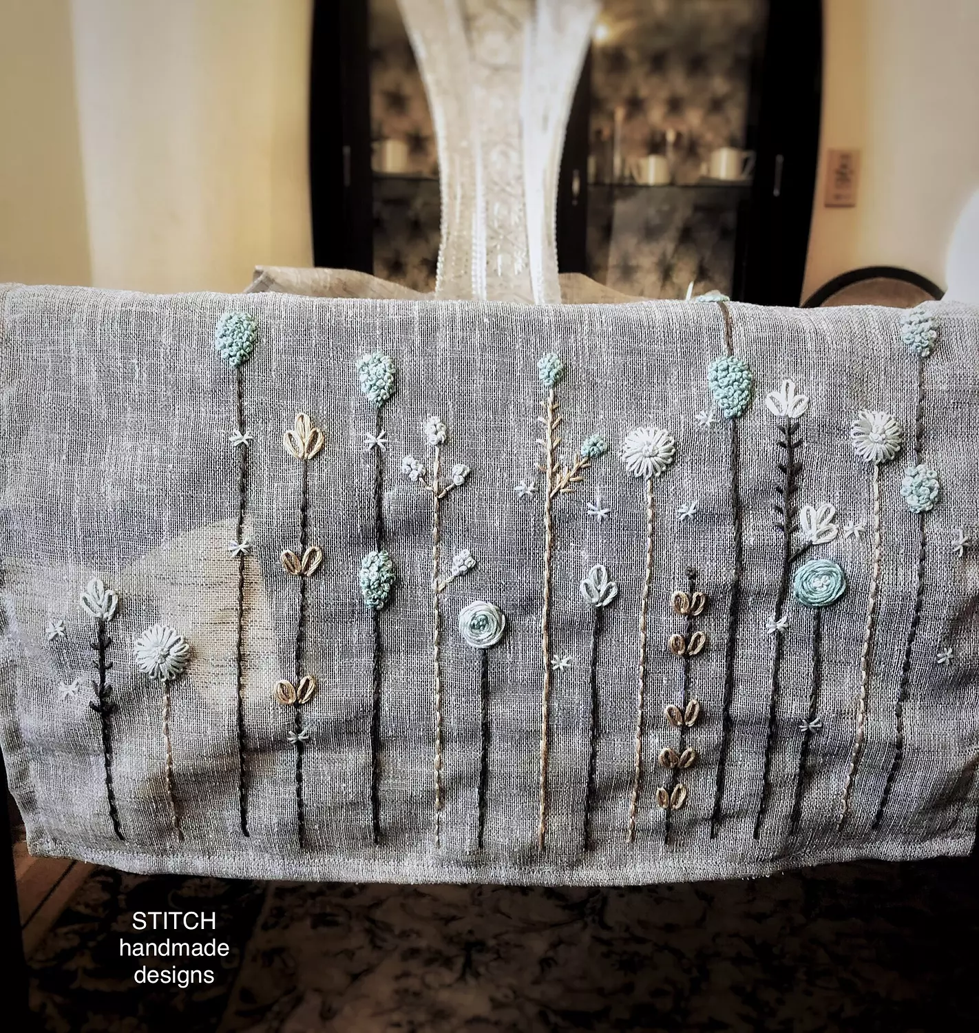 Flowered Retreat Grey runner  image