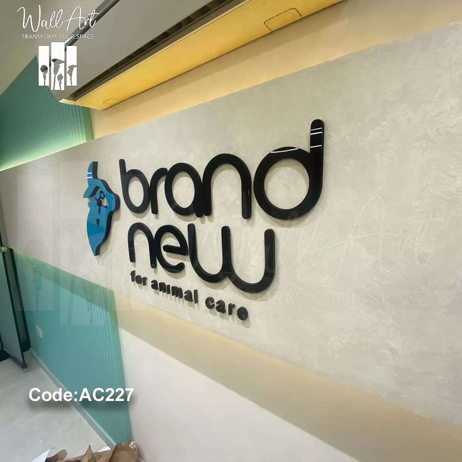 AC227- Coloured Acrylic Logo  image