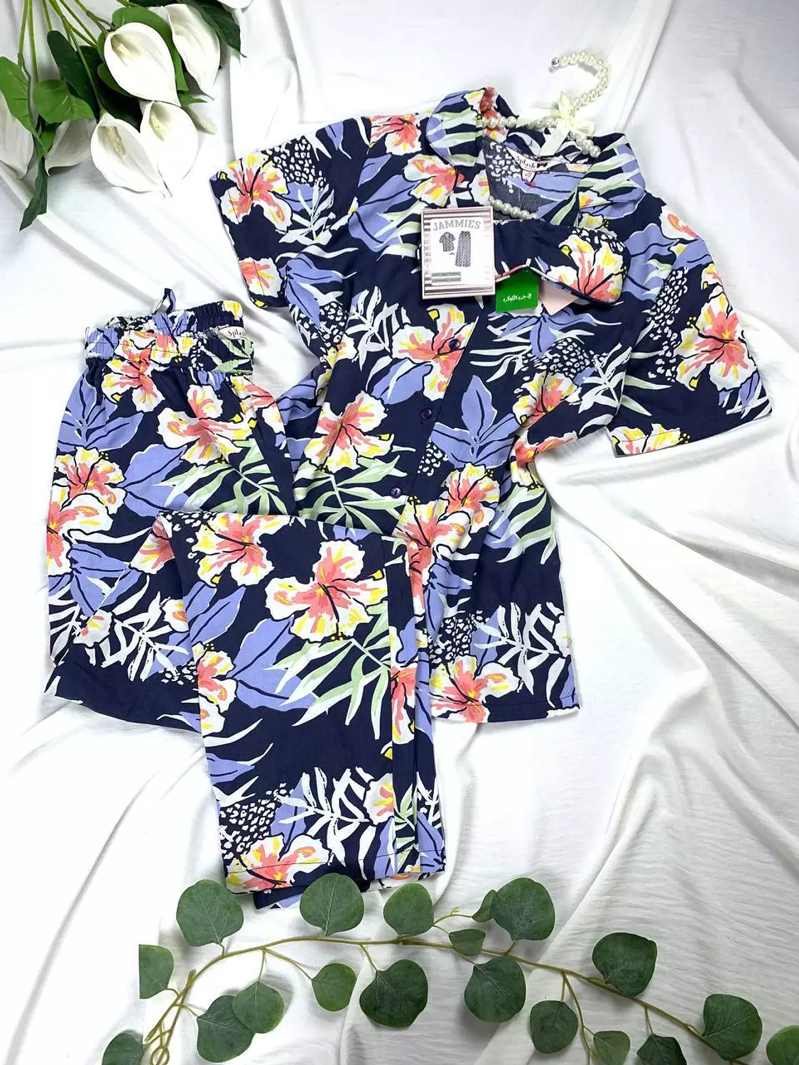 Classic pure cotton pijama set from splash image