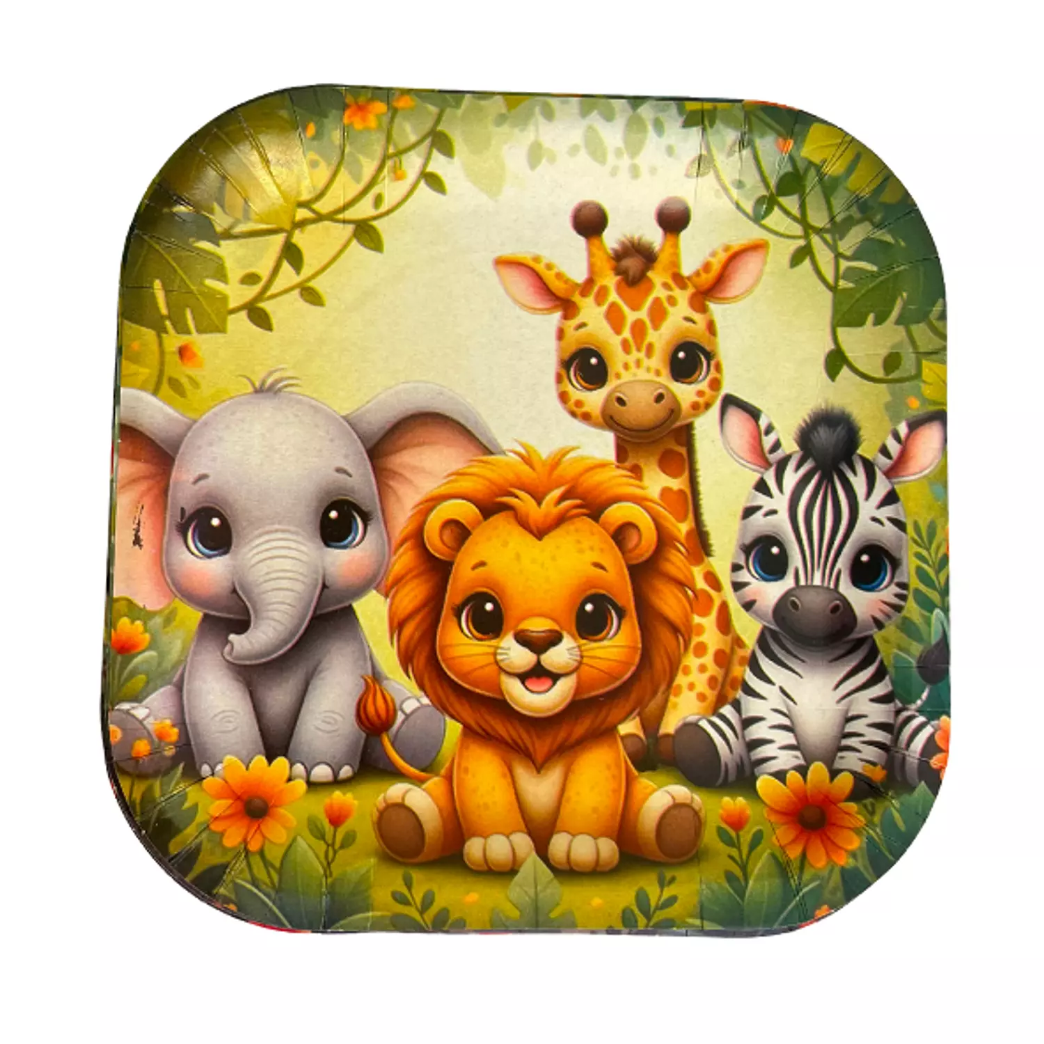 Animals Paper Plates