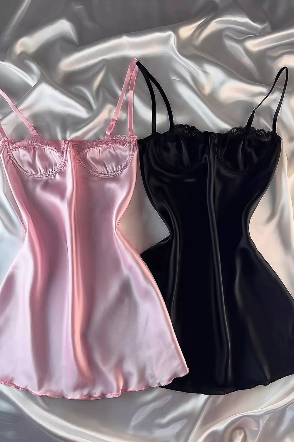 Lace Satin Babydoll 4