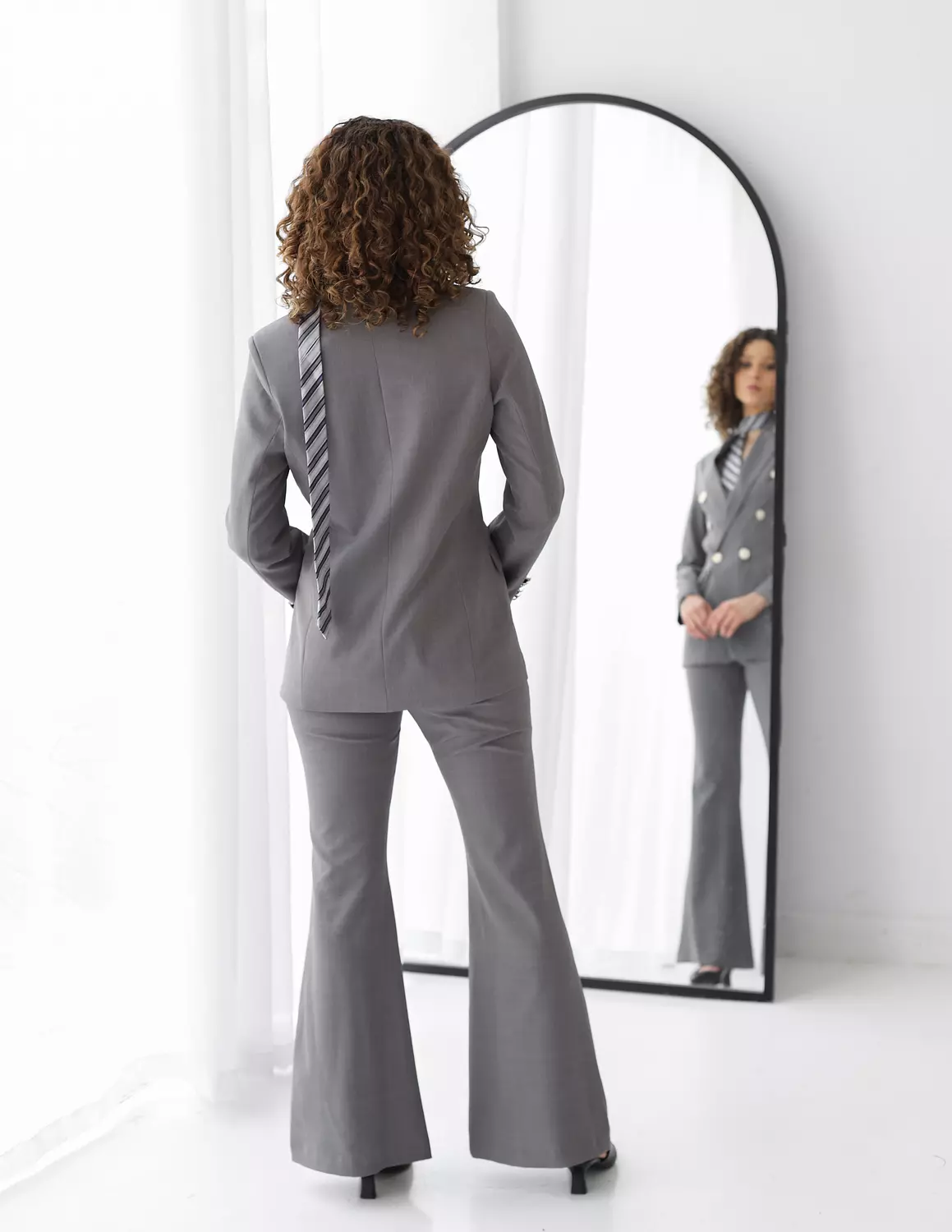 Gray Breeze double breasted blazer  2