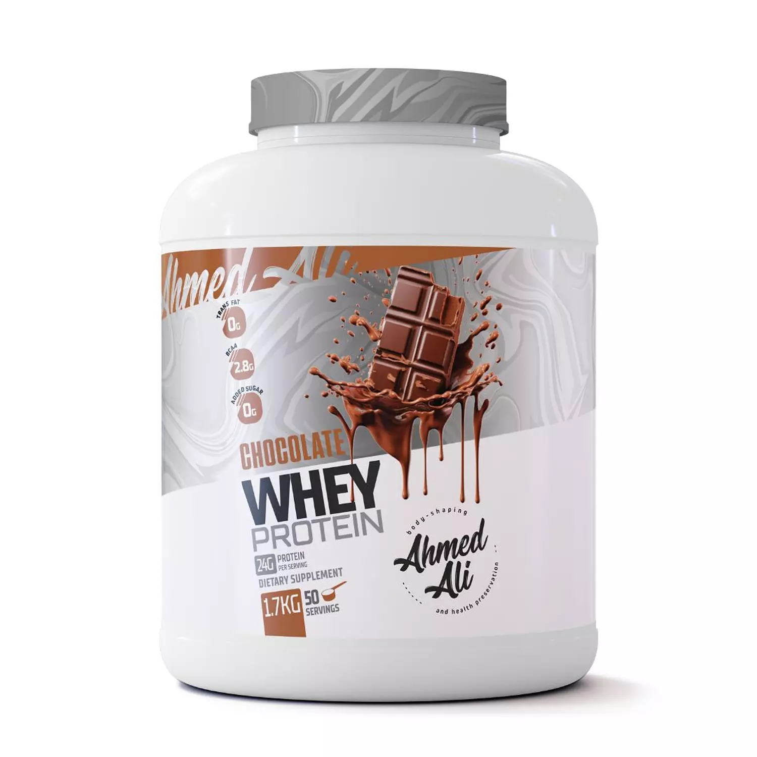 Ahmed Ali Nutrition - Whey Protein | 24g Protein for Muscle Building & Recovery image