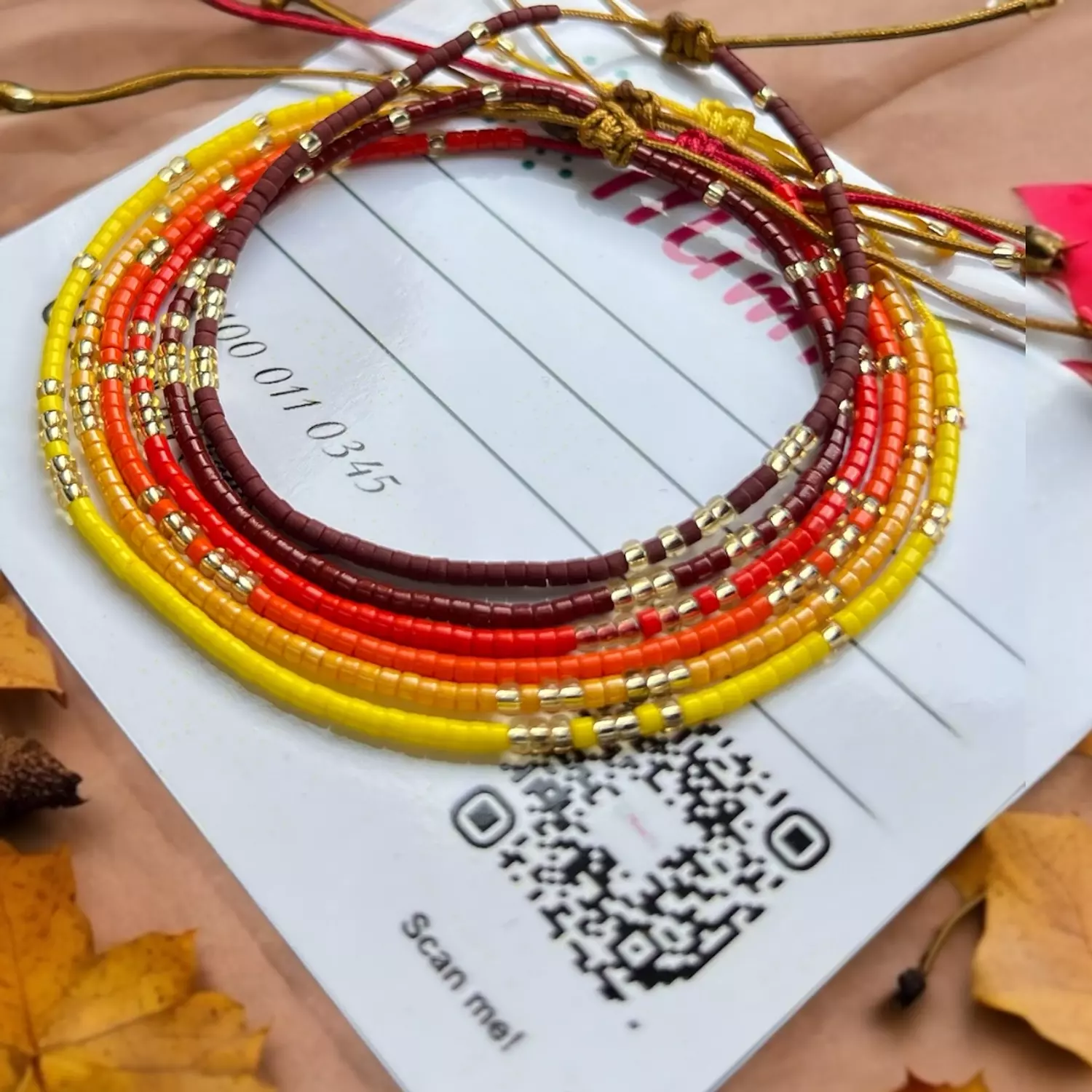 Warmy colors Bracelets Set image