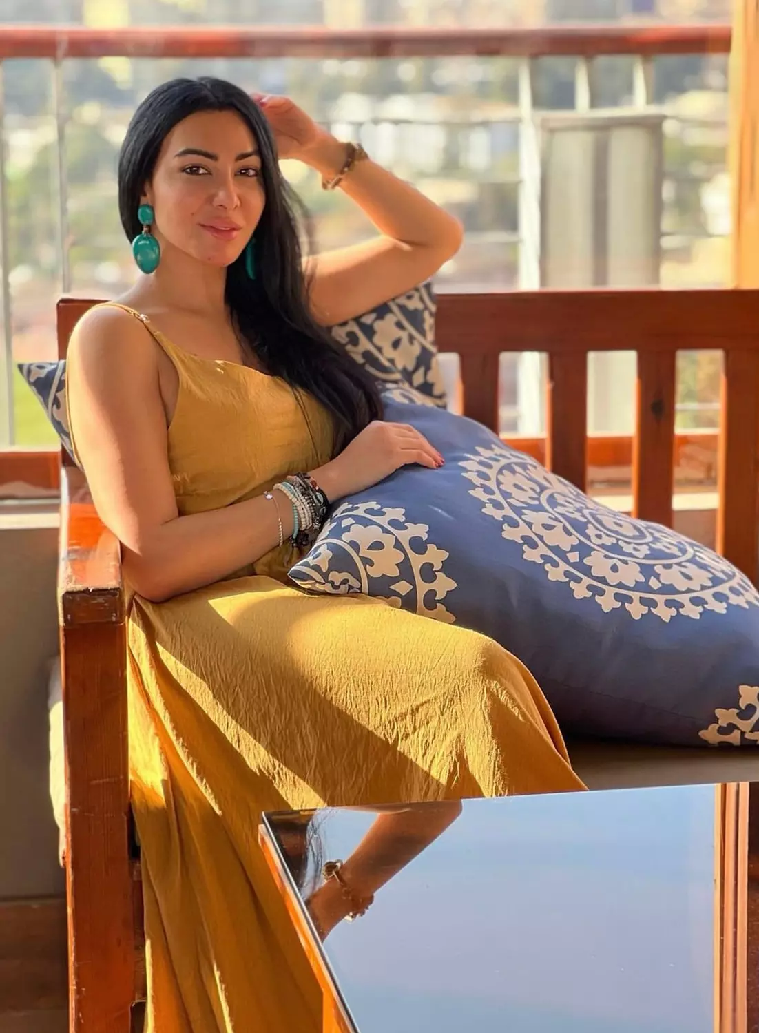  Soft Linen Dress2 - Yellow 2