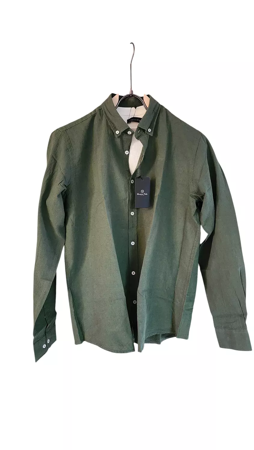 Massimo Dutti linen olive 3