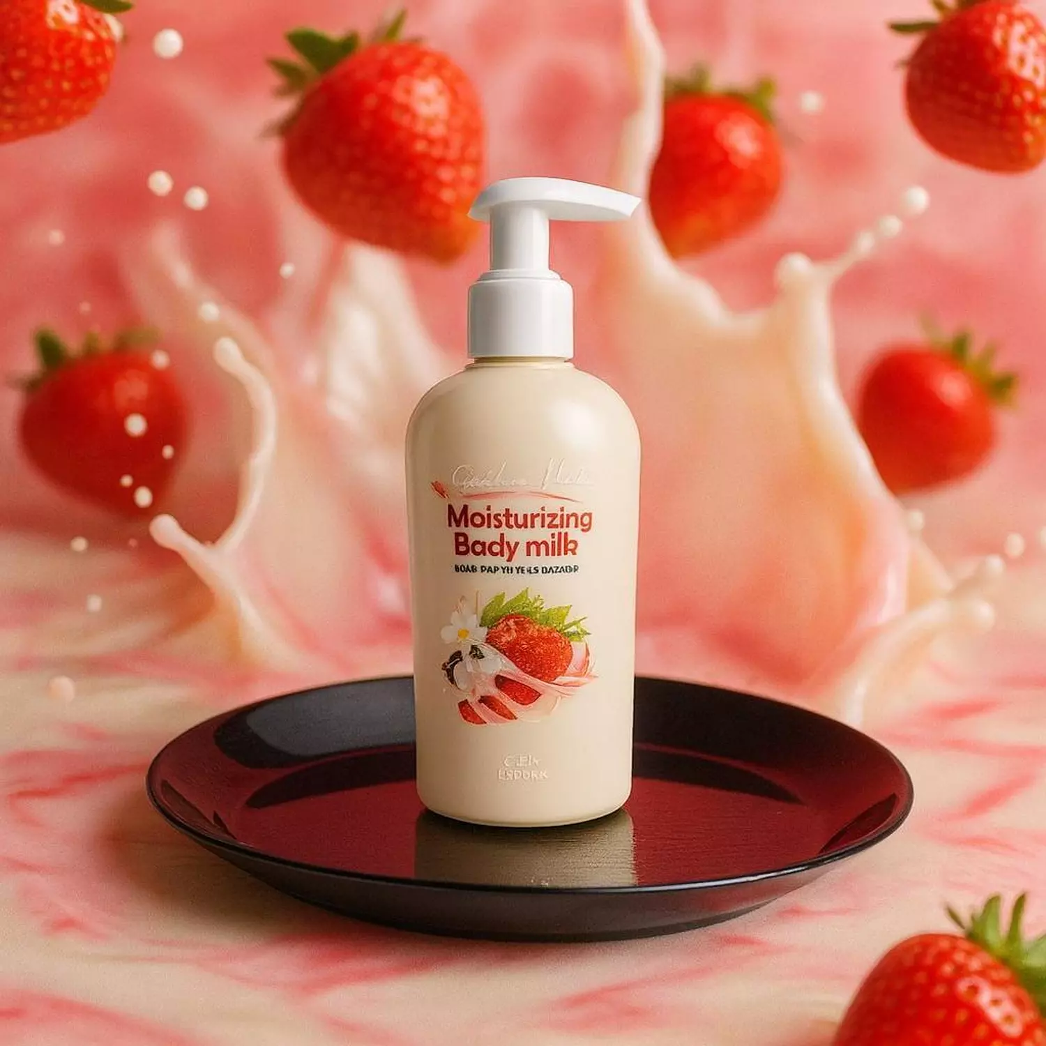 Strawberry Vanilla body Milk image