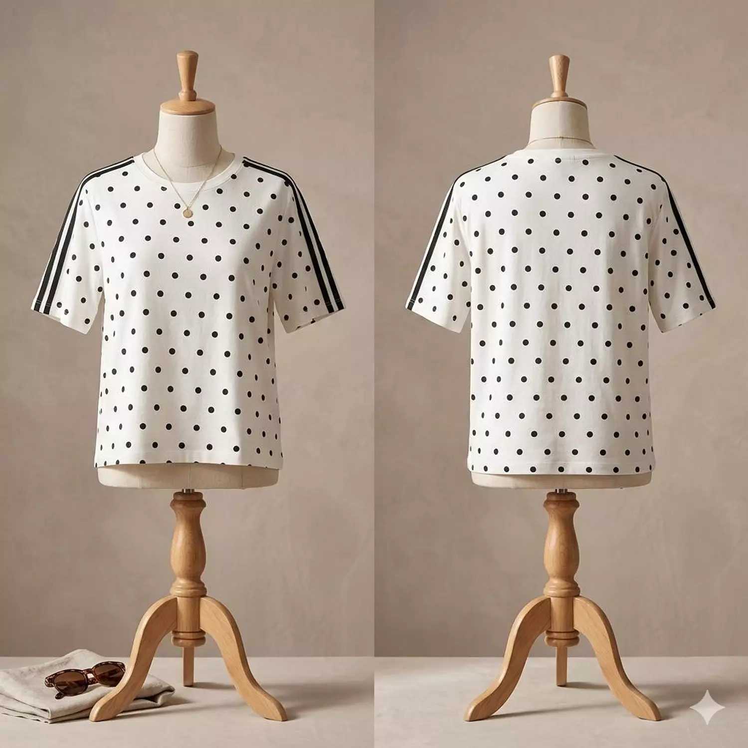 Cotton Polka Dot T-Shirt 3