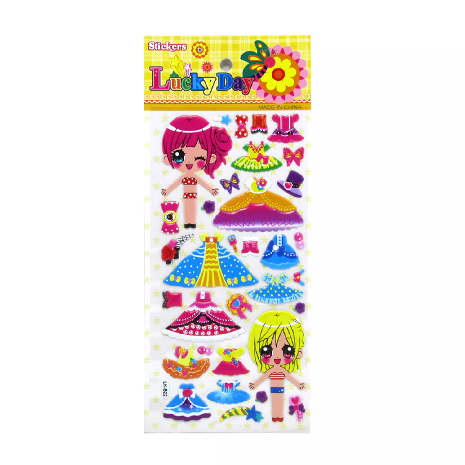 Stickers sheet 19*9.5 cm   3