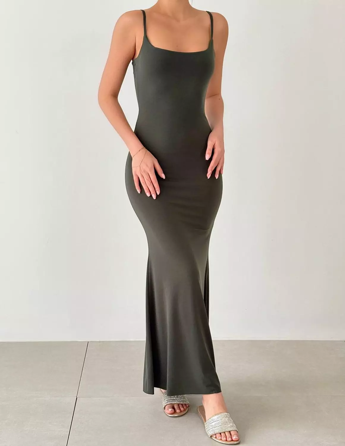 Basic Dress With Ruffles hover image