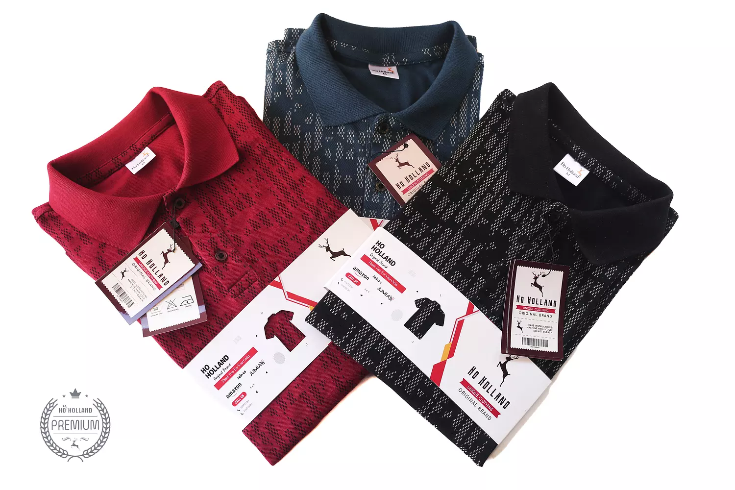 Polo T shirt - Maroon (Lines)   1