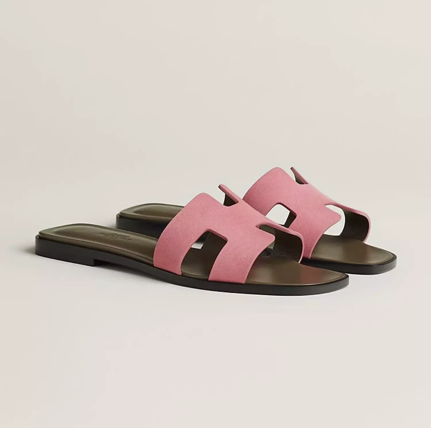 Hermes Oran Sandal Rose Du Desert Goatskin  image