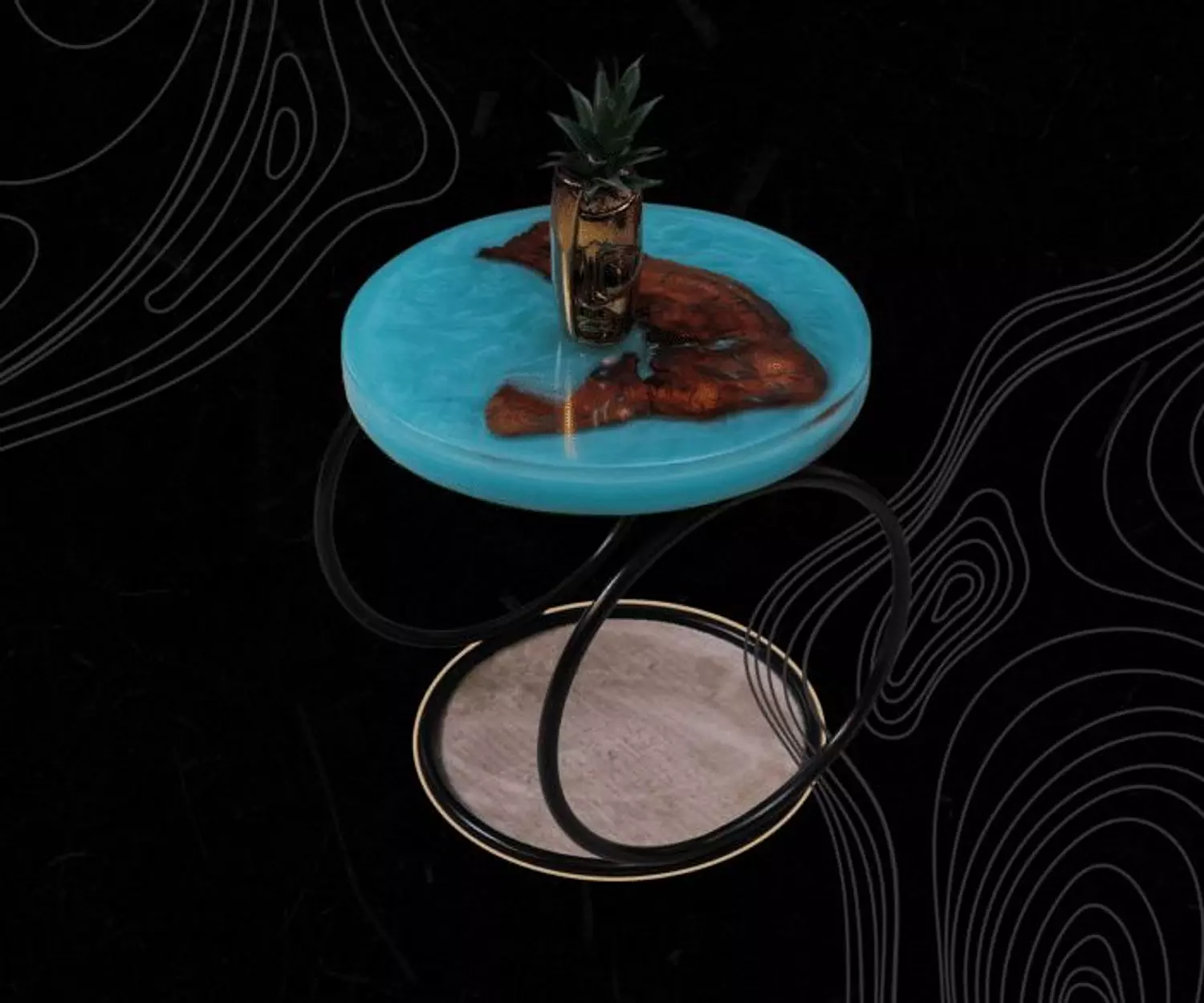 Sea-Shaped Table 2
