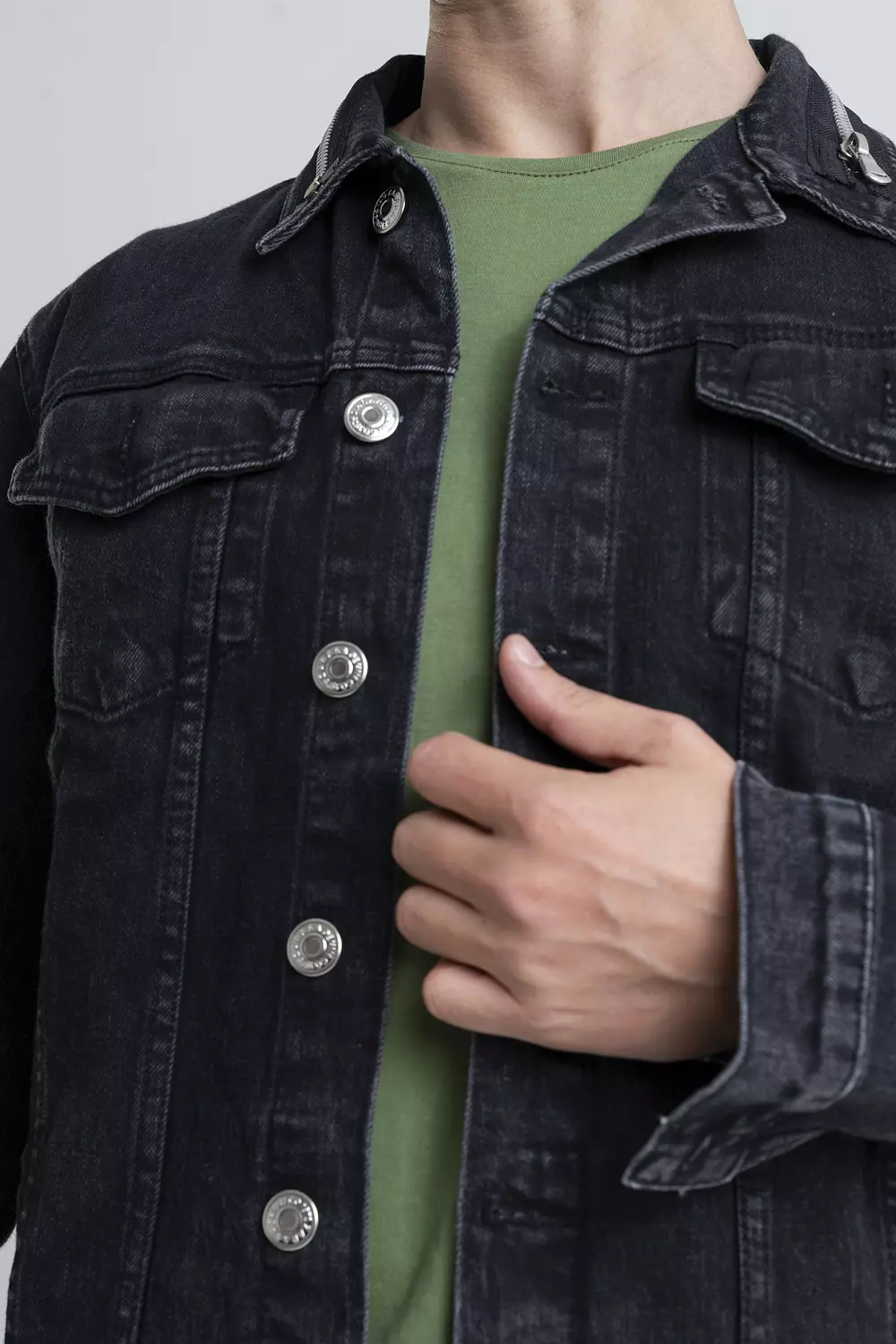 Black Denim Jacket 3